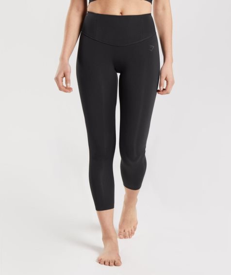 Women's Gymshark Studio 7/8 Leggings Black | CA 7561D0